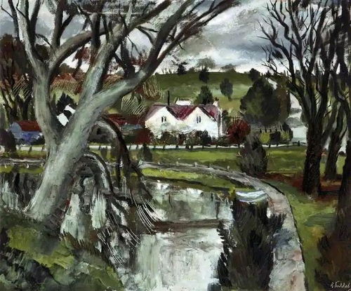 英國藝術(shù)家羅蘭·蘇達比的靜物與風景油畫 景觀藝術(shù)的靜謐與詩意