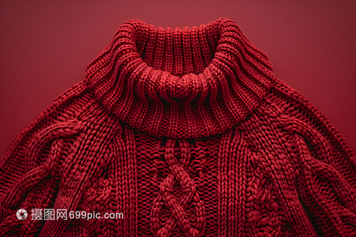 紅色針織毛衣 針織服裝中的經典與時尚
